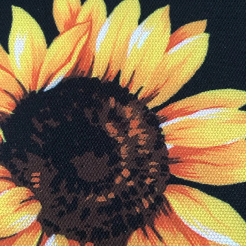 Sunflower Floral Pattern Fabric Laptop Sleeve Soft Computer Case NEW